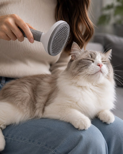 cat shedding brush